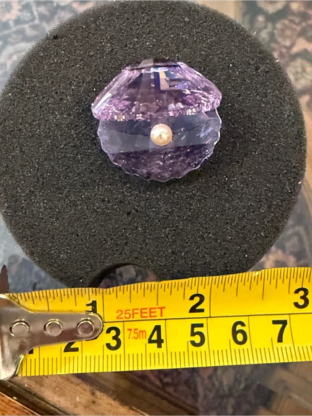 Swarovski Violet/Purple Crystal Brooch Accent set - Picture 6 of 7